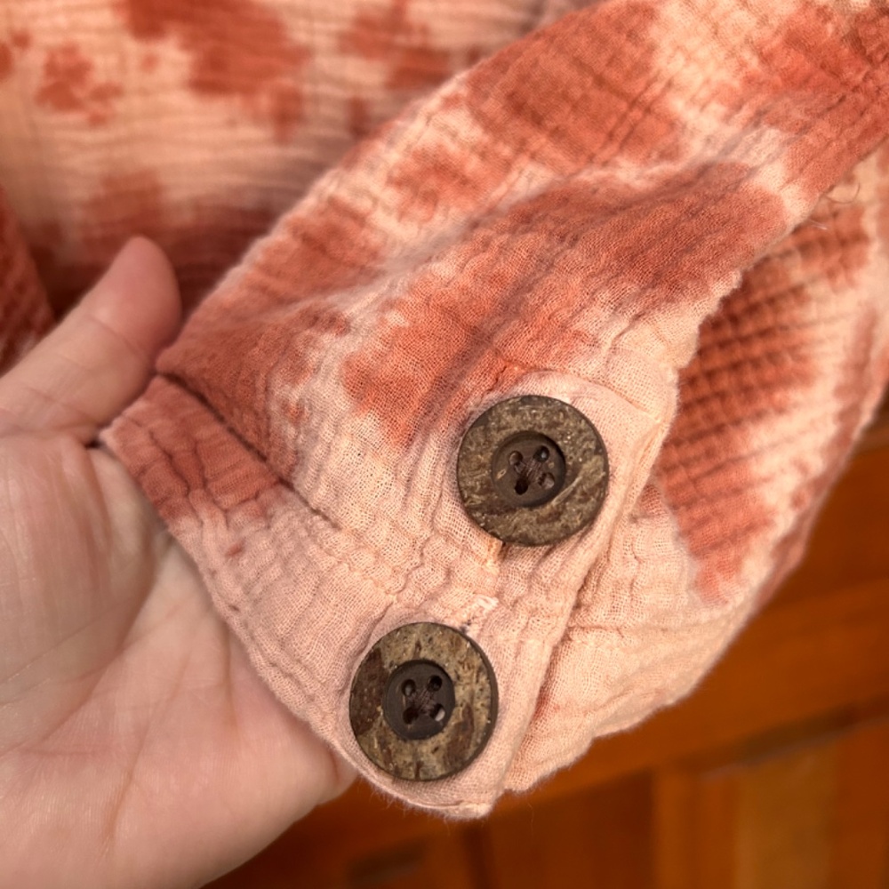 J.Jill Cotton gauze shirt - Picture 2 of 5
